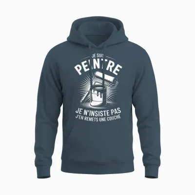 Man Humour Painter | Original Gift Idea for Artisan Unisex Hoodie - Dark Heather