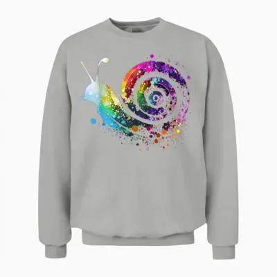 Schnecke Schnecken Lieblingstier Tier Lahme Schnecke Unisex Sweatshirt - Ash