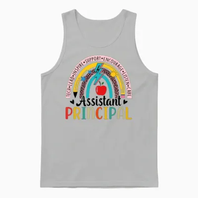 Assistant Principal Unisex Tank Top - Ash