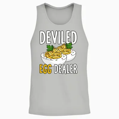 Funny Deviled Eggs Costume Unisex Tank Top - Ash
