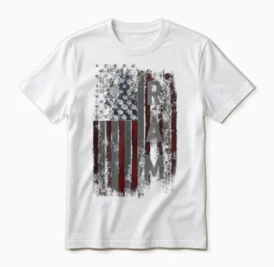 Ram Family American Unisex T-Shirt - White