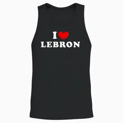 I Love Lebron, Ich Liebe Lebron Unisex Tank Top - Black