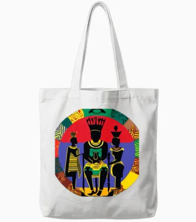 King Family 1.0 Tote Bags - White