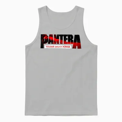 Pantera Offizielles Vulgar-Display Von Power-Logo, Rot Unisex Tank Top - Ash