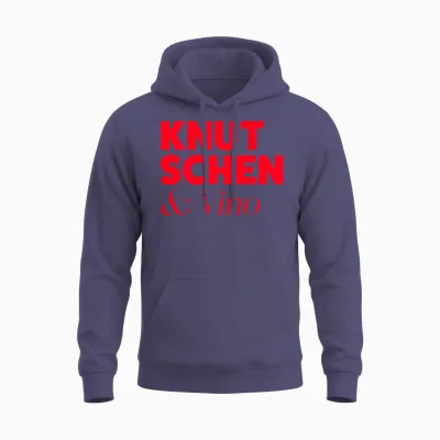 Knutschen & Vino X Rosé Red Wine White Wine Schorle Wine Back Unisex Hoodie - Heather Sport Dark Navy