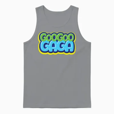 Goo Goo Gaga Logo Unisex Tank Top - Sport Grey