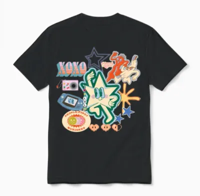 Xoxo Cute Item Unisex T-Shirt - Black