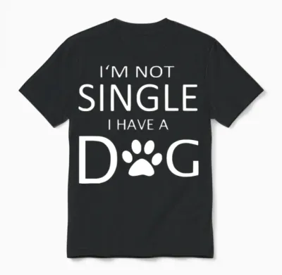 Im Not Single I Have 2 Unisex T-Shirt - Black
