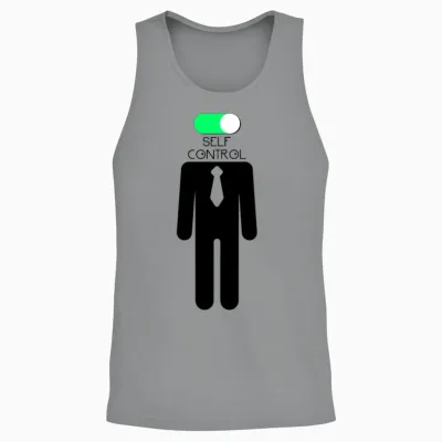 Brain Self Control Turn off Relax Work Mode On Unisex Tank Top - Sport Grey