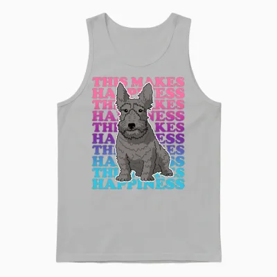Scottish Terrier Dogs Dog Owner Unisex Tank Top - Ash