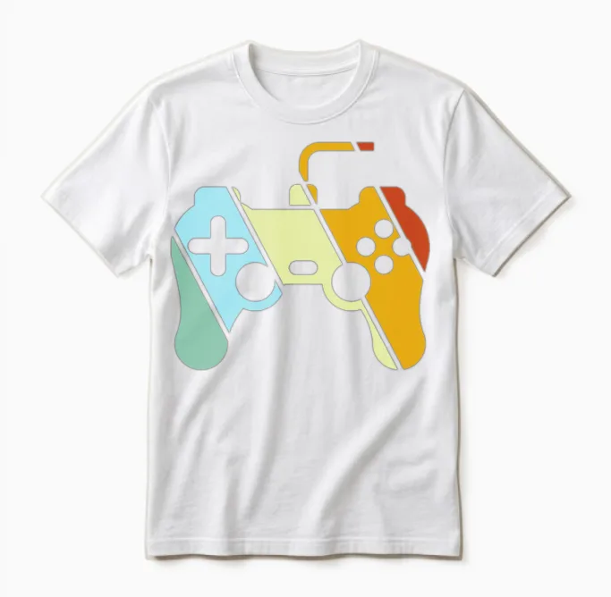 Gaming Retro Unisex T-Shirt in White