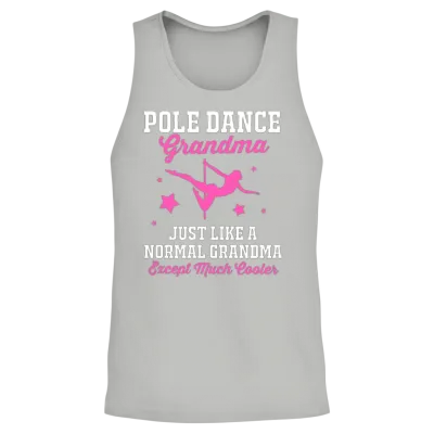 Grandmothers Day Pole Dancer Pole Dance Grandma Unisex Tank Top - Ash