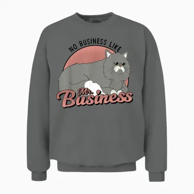 Bob's Burgers No Business Like Mr. Business Unisex Sweatshirt - Graphite Heather