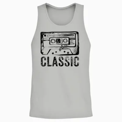 Retro Unisex Tank Top - Ash