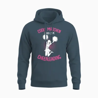 Coole Mädchen Gehen Zum Cheerleading Cheerleader Cheer Unisex Hoodie - Dark Heather