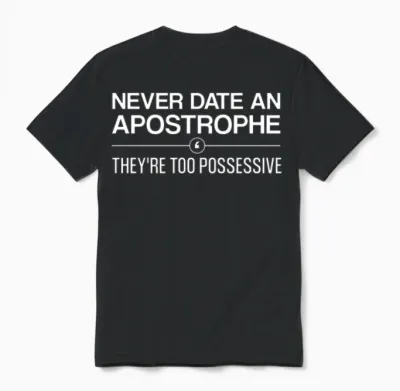 Funny English Teacher Grammar Pun Gift Shirt Never Unisex T-Shirt - Black