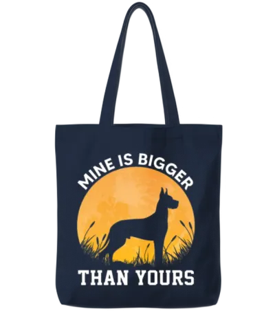 Great Dane Dogs, Great Danes Tote Bags - Navy