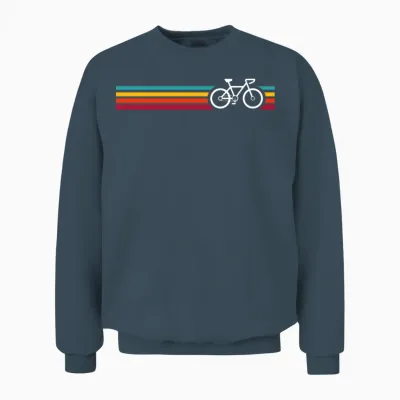 Bicycle Retro Unisex Sweatshirt - Dark Heather