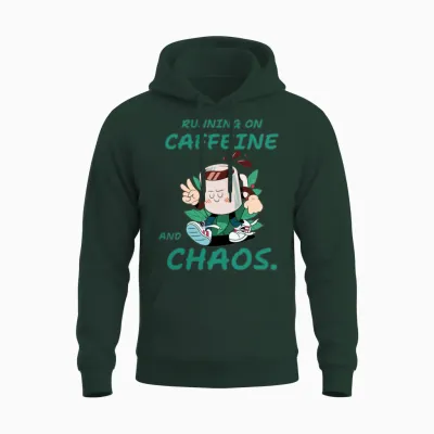 Funny Mug T-Shirt Design, Fitness and Wellness Unisex Hoodie - Forest