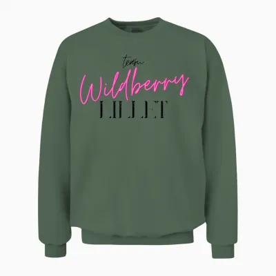 Team Wildberry Lillet I Summer Fruits Wine Cocktail Malle T-Shirt, White Unisex Sweatshirt - Military Green