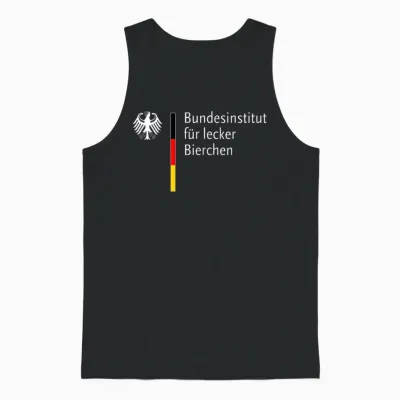 German Federal Institute for Delicious Beer T-Shirt, Black Unisex Tank Top - Black