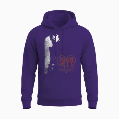 Joan Jett and the Blackhearts - Shadow Unisex Hoodie - Purple