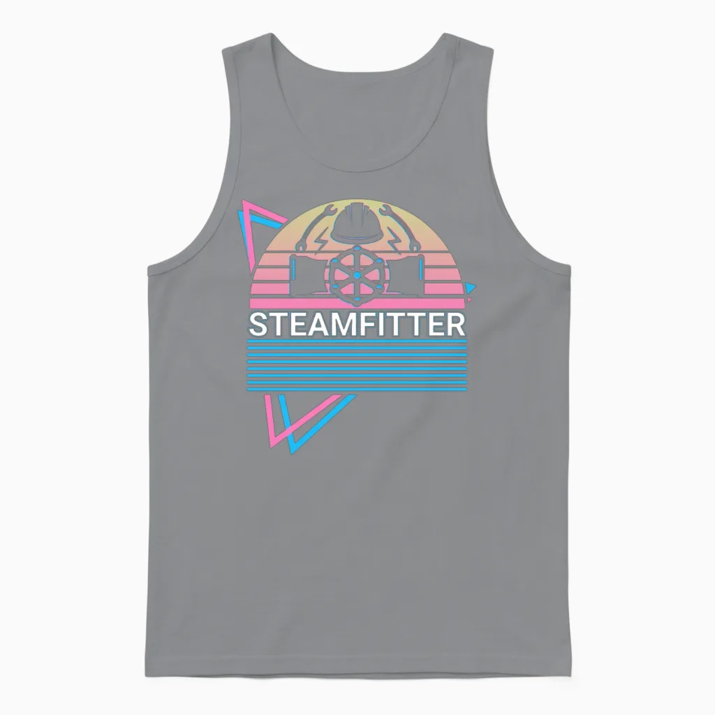 Steamfitter Steam Fitter Retro Unisex Tank Top - Sport Grey