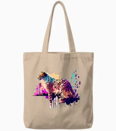 Guépard Tote Bags - Natural