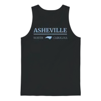 Asheville North Carolina Blue Ridge Mountains Nc Unisex Tank Top - Black – 1
