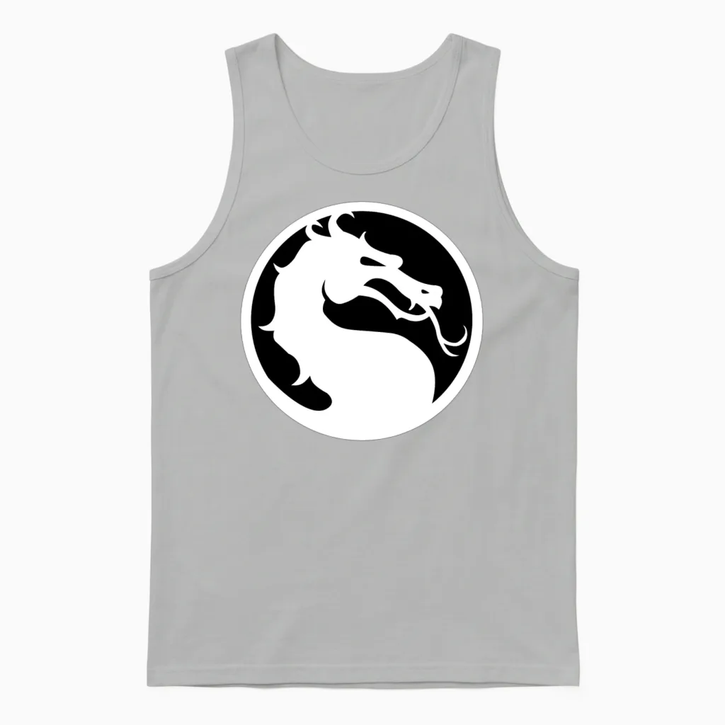 Mortal Combat Unisex Tank Top in Ash