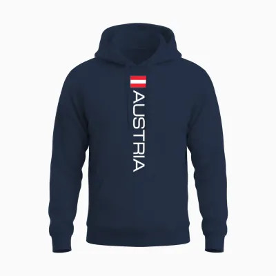 österreichische Flagge österreichischer Sport-Trikot Unisex Hoodie - Navy