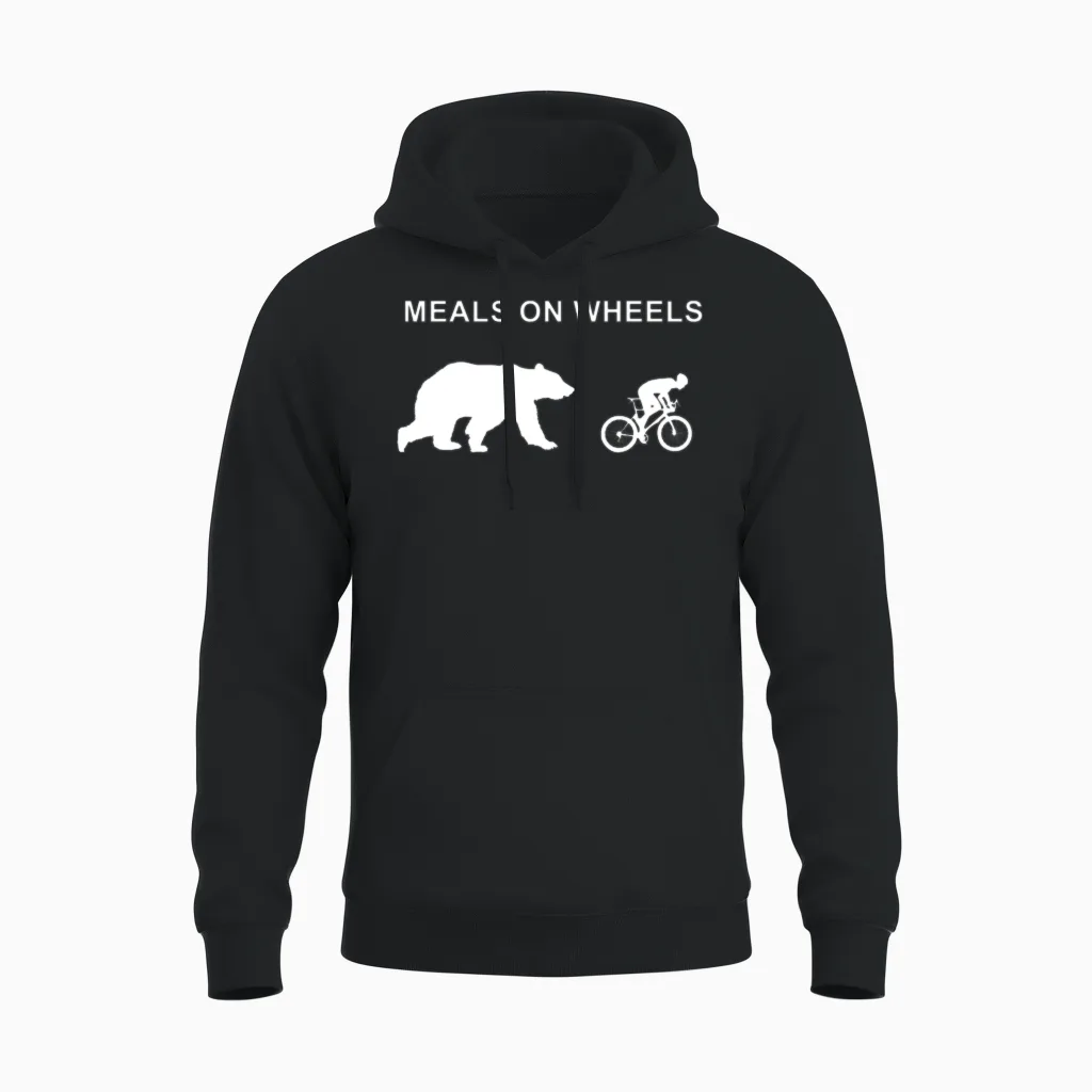 Meals on Wheels Unisex Hoodie in Black
