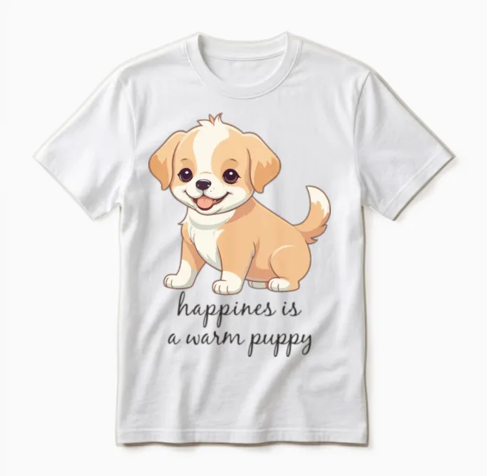 Happiness Is a Warm Puppy, Dog Puppy Quote