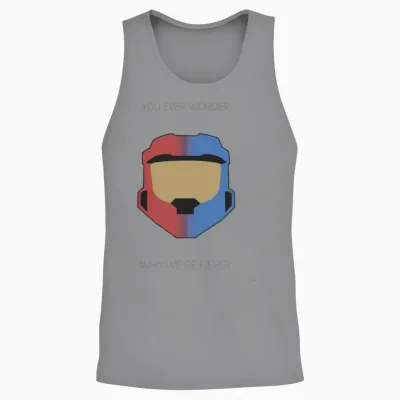 Red vs Blue Unisex Tank Top - Sport Grey
