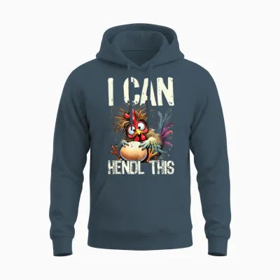 I Can Hendl This Huhn Hühnerhof Eier Lustig Spruch Unisex Hoodie - Dark Heather