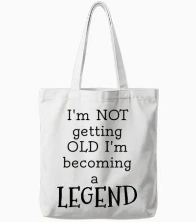 Legend Tote Bags - White