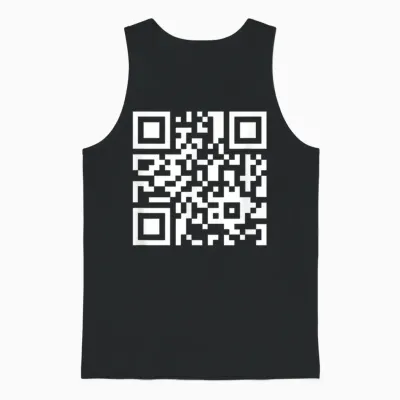 Lustiger Qrcode Spruch Ich Höre Immer Nur Mimimi Unisex Tank Top - Black