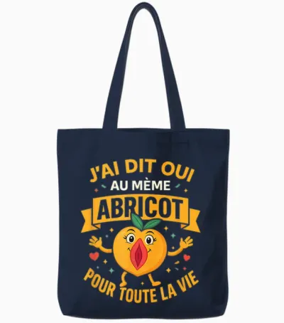 J'ai Said Oui Le Same Apricot – Funeral Life of Boy Tote Bags - Navy