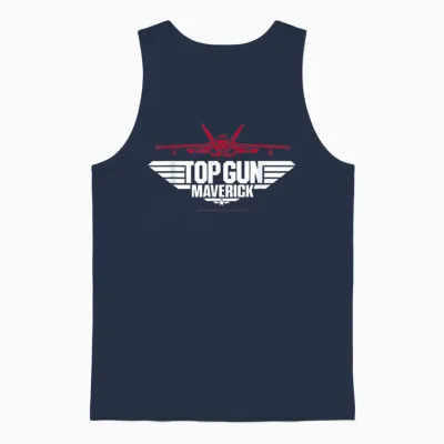 Top Gun Maverick Kampfjet Unisex Tank Top - Navy