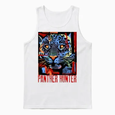 Hunting Unisex Tank Top - White