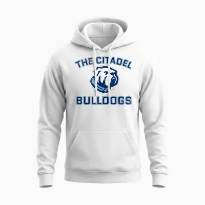 The Citadel Bulldogs | Produit Officiel De La Ncaa | Tcb1005 Unisex Hoodie - White