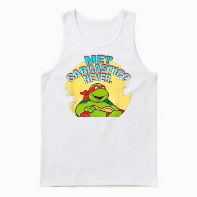 Raphael - Sarcastic Unisex Tank Top - White
