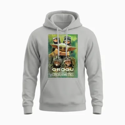 Star Wars: the Mandalorian and Grogu Anzellan Droidsmiths Unisex Hoodie - Ash