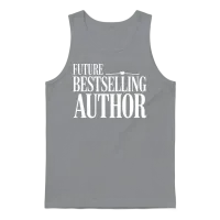Future Bestselling Author Unisex Tank Top - Sport Grey – 1