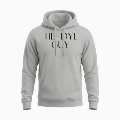 Tie Dye Guy Unisex Hoodie - Ash