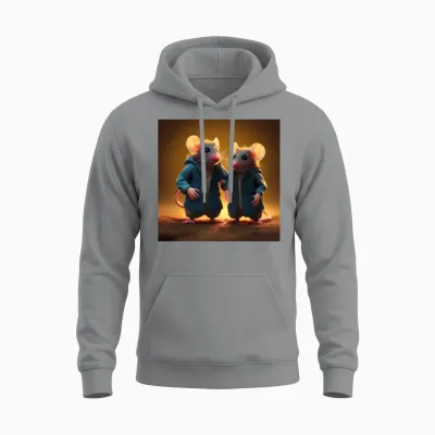 Mice Unisex Hoodie - Sport Grey