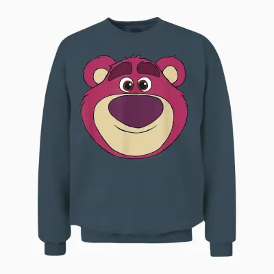 Disney and Pixar's Toy Story Lotso Bear Big Face Costume Unisex Sweatshirt - Dark Heather