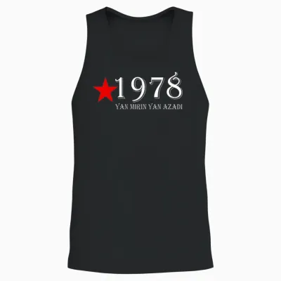 Kurdistan Gift Kurd Her Biji Newroz Kurdish Rojava Unisex Tank Top - Black