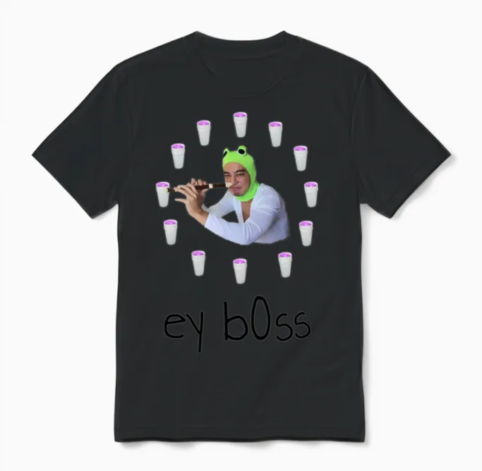 Filthy Frank Ey Boss Unisex T-Shirt in Black