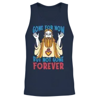 Christian Christianity Funny Unisex Tank Top - Navy – 2